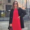 VESTIDO DE MALHA CORDOBA FUCSIA
