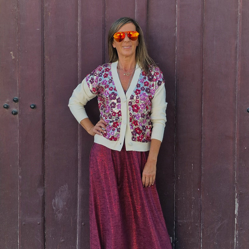 VESTIDO JEREZ MANGENTA