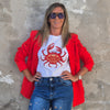 T-SHIRT RED CRAB