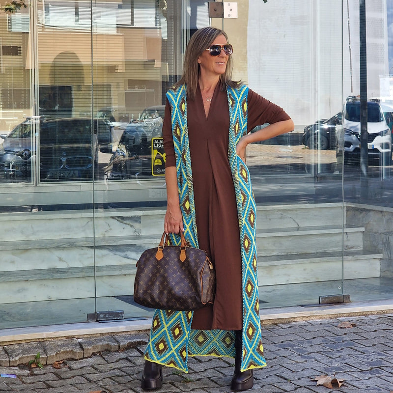 VESTIDO LOS ST TROPHEZ DARK BROWN