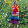 CASACO CROCHET RAINBOW