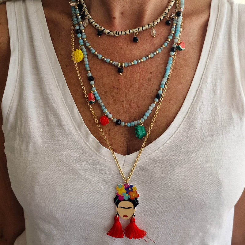 FRIDA LOVERS NECKLACE