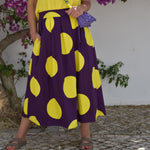 SAIA ANDRIA PURPLE & YELLOW