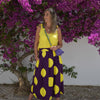 SAIA ANDRIA PURPLE & YELLOW