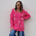 CAMISOLA PINK LETTERS