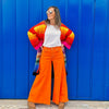 CASACO CROCHET RAINBOW